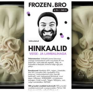 Hinkaalid veise- ja lambalihaga külmutatud