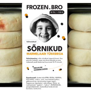 Sõrnikud marmelaadi tükkidega külmutatud